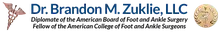 Brandon Zuklie, DPM logo