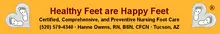 Healthy Feet Are Happy Feet logo