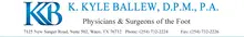 K. Kyle Ballew, DPM logo