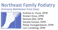 Northeast Family Podiatry (formerly Bethlehem Foot Care) logo