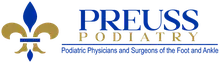 Preuss Podiatry: Dr. H. Fred Preuss, Jr. and Dr. Anne Carole Preuss logo